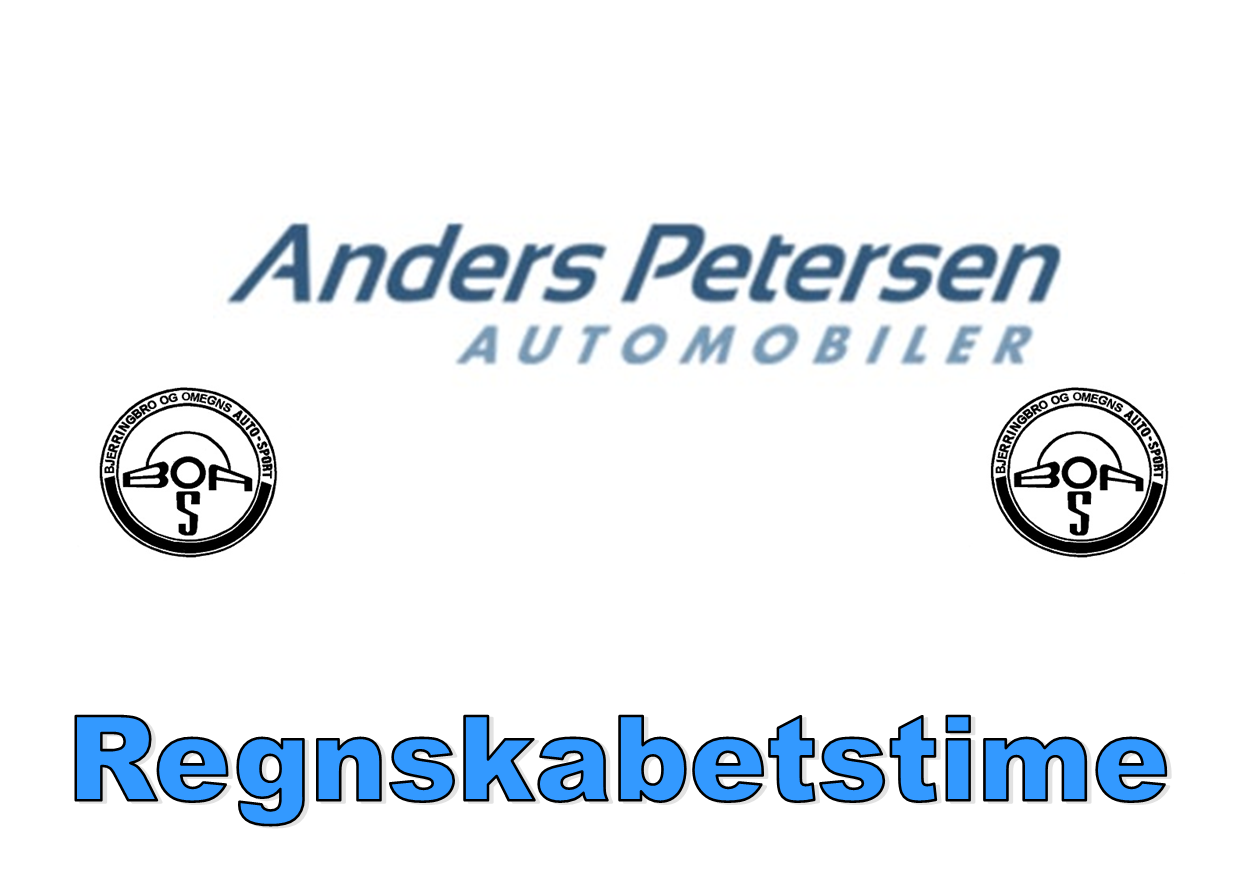 Resultatliste for Anders Petersen Automobiler Løbet DM4 / JFM3 & KM3 i BOAS