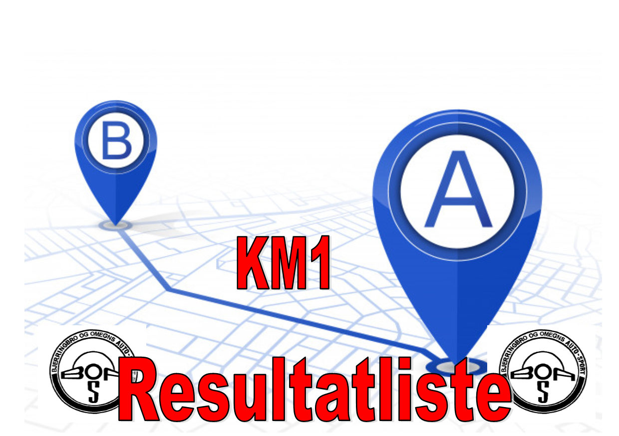 Resultatliste fra GPS-Løbet BOAS KM1